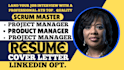 craft resume of scrum master  project management development team member