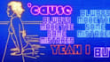 do a neon hand drawn style lyric video