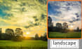 edit and retouch landscape, nature, background photos in photoshop