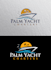 make premium attractive palm yacht charter logo design