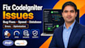 build a custom PHP codeigniter web app, CRM system or admin dashboard