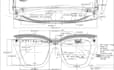 do eyewear 3d and cad technical drawing