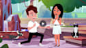 create engaging animated wedding invitation, love story