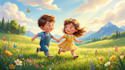 create unique children book illustrations using ai, picture book illustrator