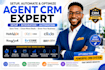 setup wise agent crm hubspot zoho clixlo honeybook crm kvcore brivity automation