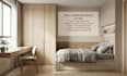 design your modern, luxury, japandi bedroom 3d interior