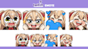 draw cute chibi emotes for twitch streamer, vtuber, discord