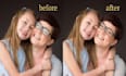 remove reflection and glare from glasses