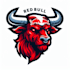 create amazing red bull head mascot logo in express delivery