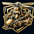 design awesome modern attack helicopter mascot logo only 15 hours
