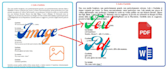 do data entry, PDF or jpeg to word or excel, copy paste, typing etc