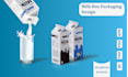 do product packaging label, box design with 3d mockup
