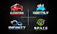do modern 3d business logo design with unlimited revisions