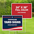 make unique billboard, and yard signs