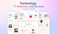 do a technology, IT solutions, and services company website