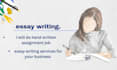 assignment writing and quick essay writing with unlimited revisions