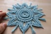 make a crochet doily, nina doily