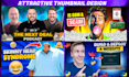 design a creative and attractive youtube thumbnail