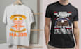 do custom t shirts and vintage designs