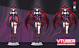 create live2d vtuber rigging with anime character manga style