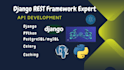 offer rest API development and deployment services by python django postgresql