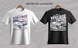 make vector car illustrations or automotive or motorbike tshirt design