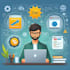 design a responsive business website with HTML, CSS, and javascript