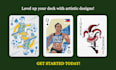 create custom playing cards, poker designs from your idea