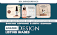 design amazon or bol product listing  custom business infographics,
