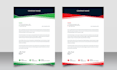 do create company letterhead design with editable file