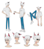 create a reference sheet for your character for animation