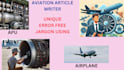 write professional articles, assignments, and presentations on aviation