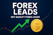 provide forex leads , crypto, mlm leads,recovery leads