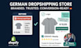 build a branded german shopify dropshipping store