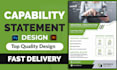 design your federal government capability statement within 4 hours