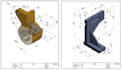 draft 2d mechanical technical drawings
