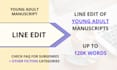 line edit your young adult or fiction manuscript