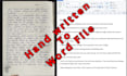 convert files, data scrapping, data entry, and images 2 word