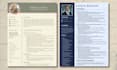 write and design one page summary of your CV resume executive profile portfolio