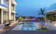 backyard 3d , 2d, patio deck landscape design as architect