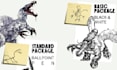 draw epic, realistic dinosaurs in stunning detail