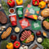 design restaurant food packaging and coffee