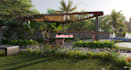 design  3d landscape, backyard, pool, garden, outdoor interior, exterior
