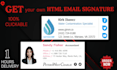 give you a professional clickable HTML email signature