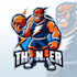make different angry thunder mascot logo design with express delivery