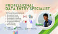 data entry, copy paste, web research, data mining, excel, virtual assistance