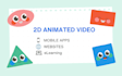 create a 2d animation video and infographic video