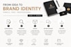 create a modern minimalist logo and professional brand identity design