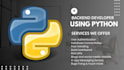 create web app using flask, django and fast api using python
