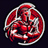 create an awesome real red spartan mascot logo design for you